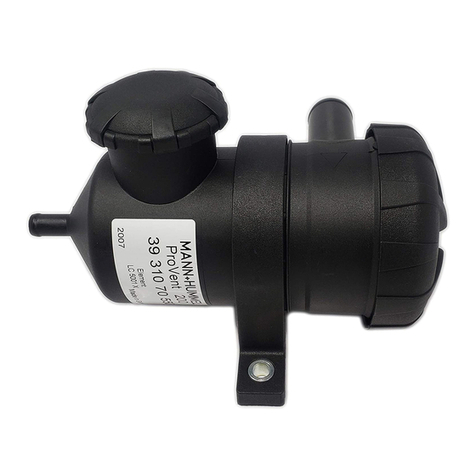 MANN+HUMMEL ProVent 39 310 70 550 Series operating instructions