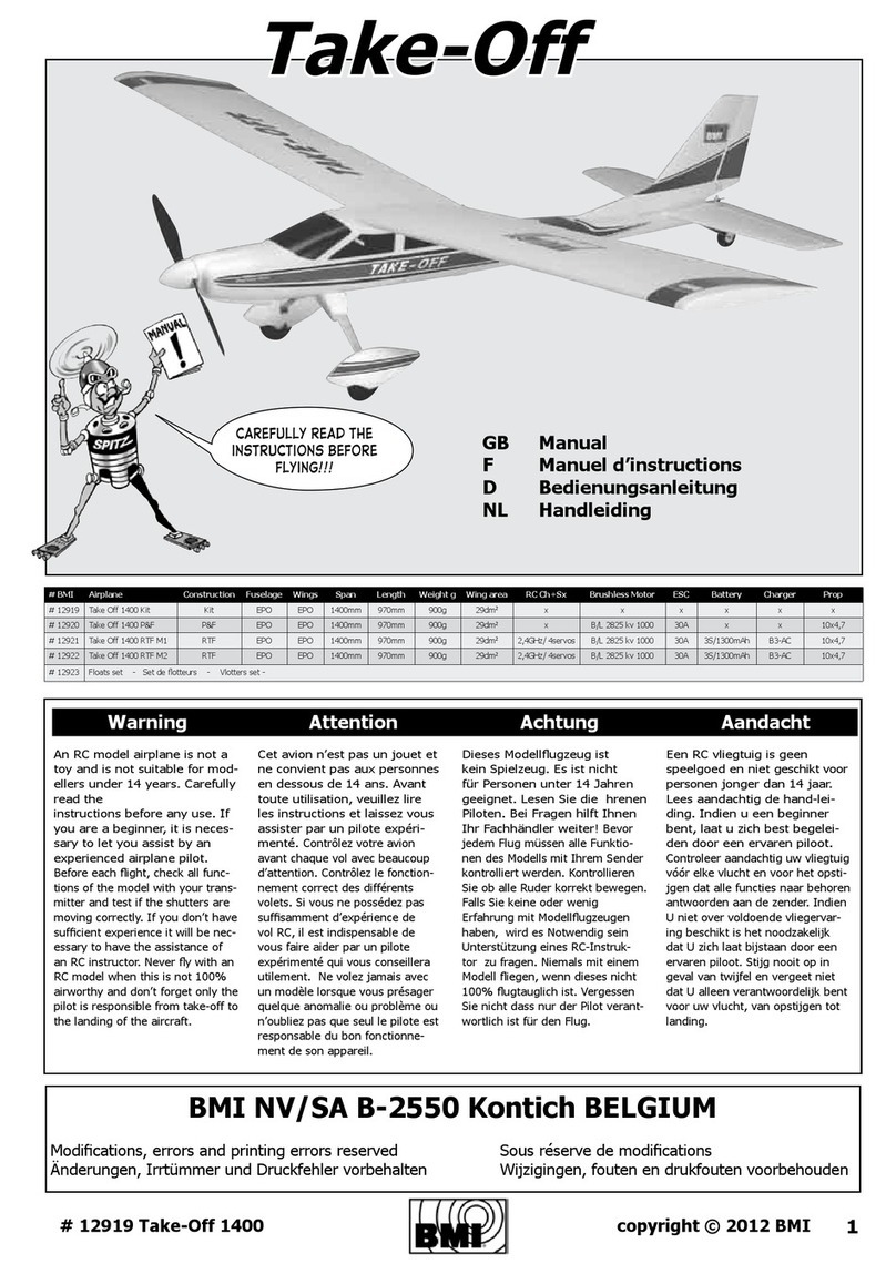 BMI Take Off 1400 Kit manual