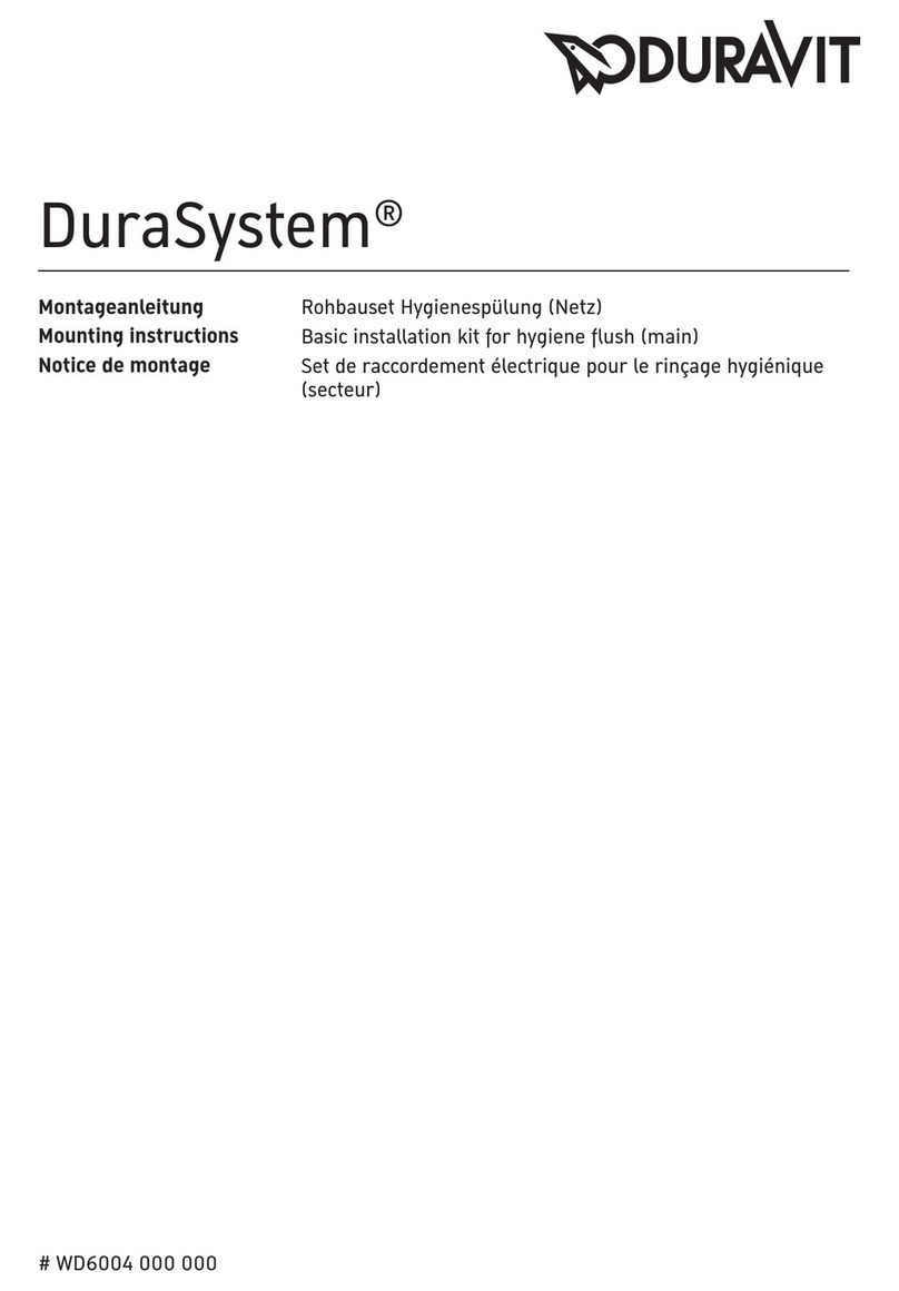 DURAVIT DuraSystem WD6004 000 000 User manual DURAVIT DuraSystem WD6004 000 000 User manual