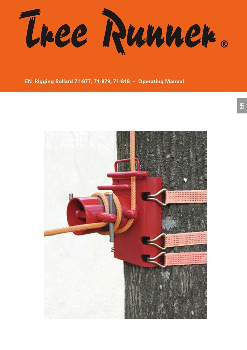 Grube Tree Runner Rigging Bollard P3000 operating manual