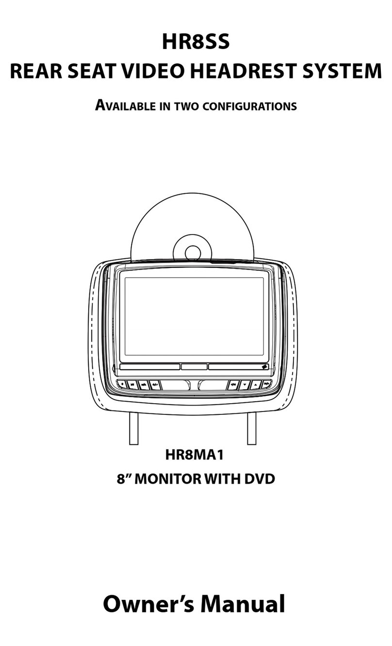 Voxx Electronics HR8MA1 owner's manual