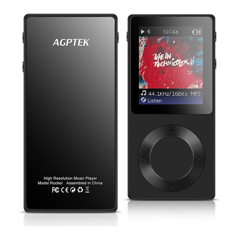 AGPtek ROCKER MUSIC PLAYER user guide