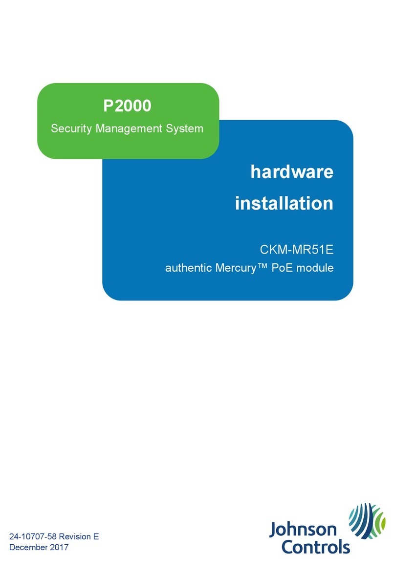 Johnson Controls CKM-MR51E Assembly instructions