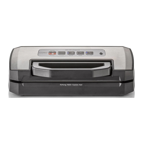 CASO DESIGN VRH 490 advanced User manual