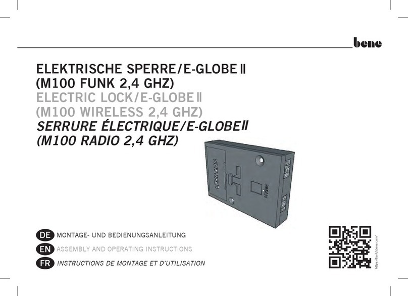 BENE E-GLOBE II Assembly and operating instructions