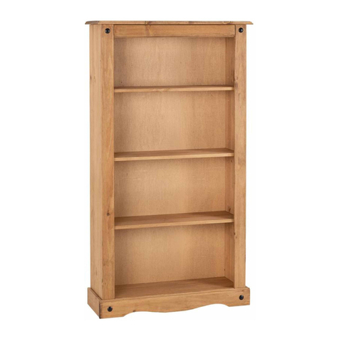CORONA Medium Bookcase User manual CORONA Medium Bookcase User manual