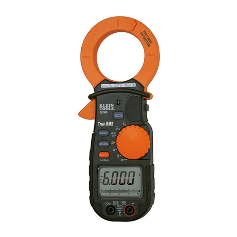 Klein Tools CL2500 User manual