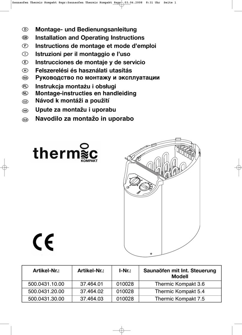 Thermic Kompakt 3.6 Installation and operating instructions