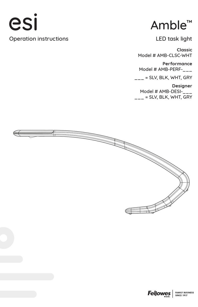 ESI Amble Classic User manual