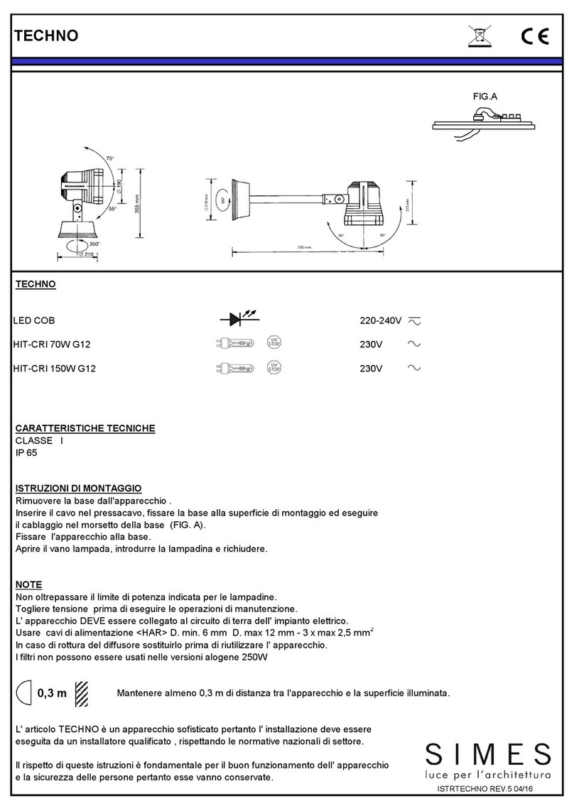 SIMES Techno Series instructions