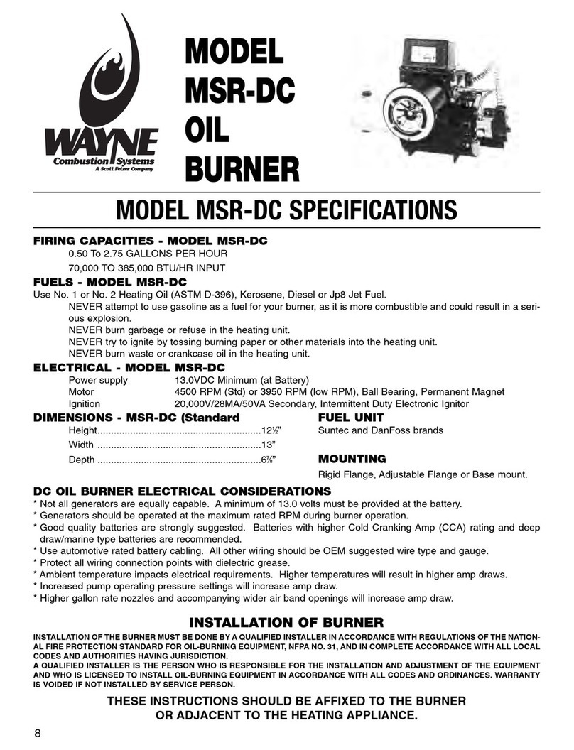 Wayne MSR-DC User manual
