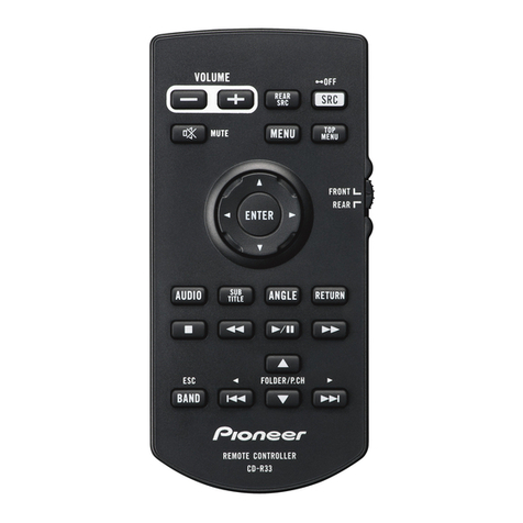 Pioneer CD-R33 User manual