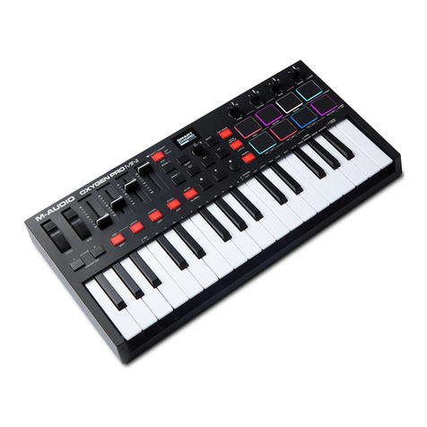 M-Audio OXYGEN PRO MINI quick start guide