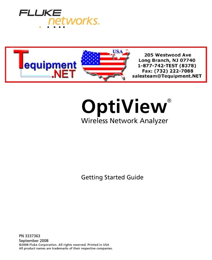 Fluke OptiView User manual