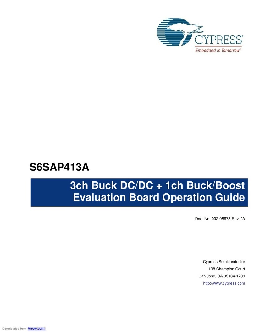 Cypress S6SAP413A Operation guide