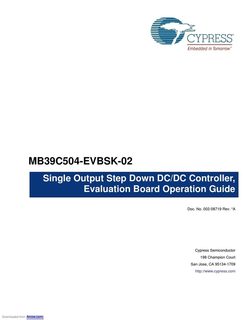 Cypress MB39C504-EVBSK-02 Operation guide
