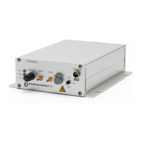 piezosystemjena 12V40 Series User manual piezosystemjena 12V40 Series User manual