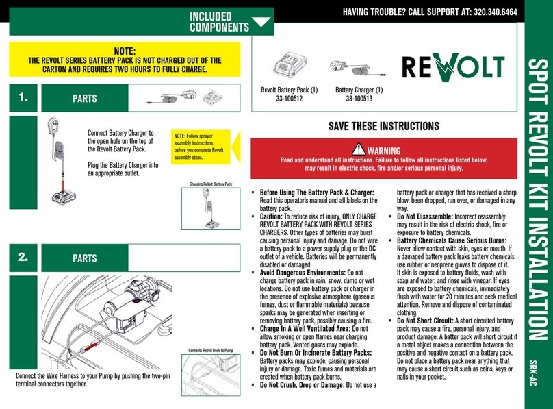 Master MFG REVOLT SPOT KIT Quick user guide