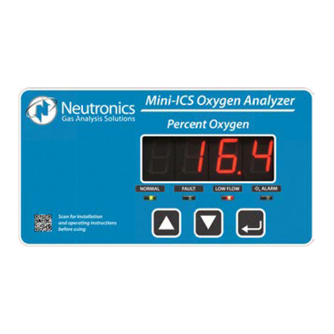 Bacharach Neutronics Mini-ICS Operation manual Bacharach Neutronics Mini-ICS Operation manual