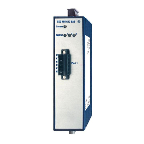 Hirschmann OZD 485 G12 BAS User manual Hirschmann OZD 485 G12 BAS User manual