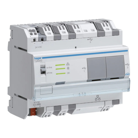 hager TJA480 User manual