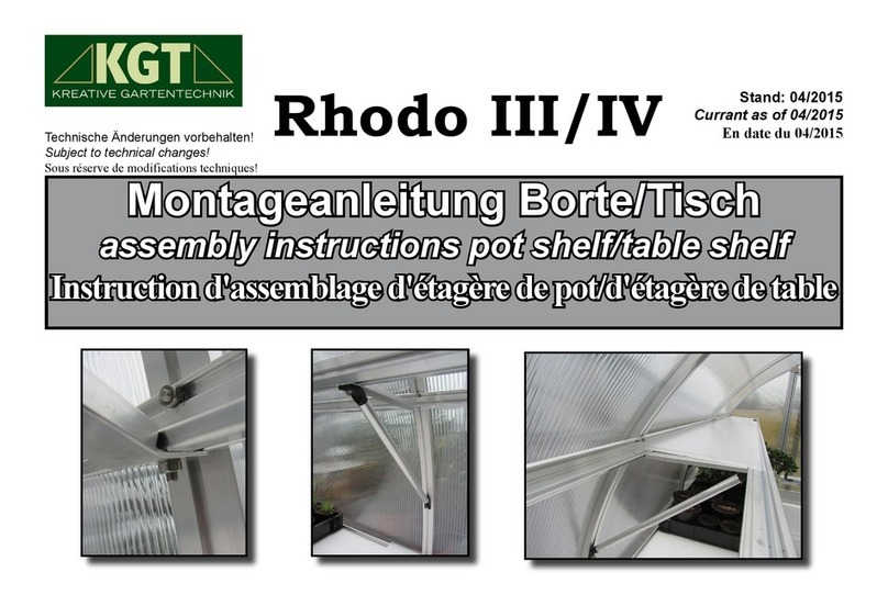 KGT Rhodo III Assembly instructions