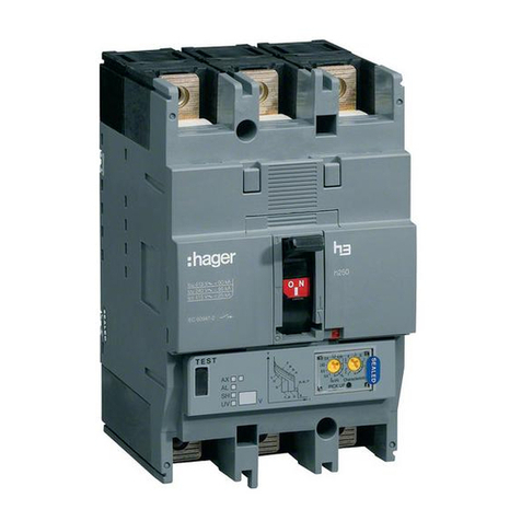 hager H3 h250 User instructions
