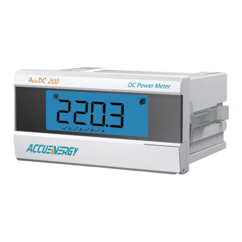 AccuEnergy AcuDC 200 Series User manual AccuEnergy AcuDC 200 Series User manual