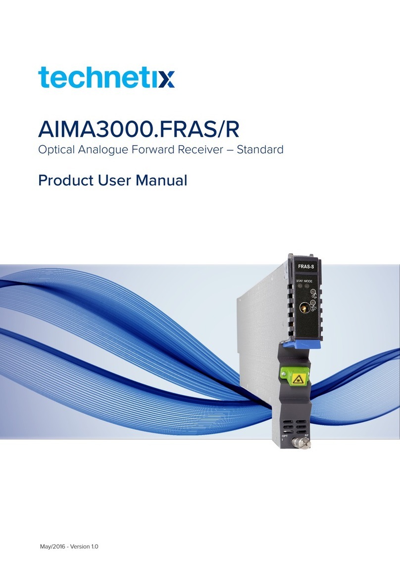 technetix AIMA3000.FRAS/R Operational manual