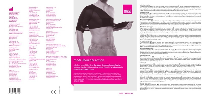 medi Shoulder action User manual