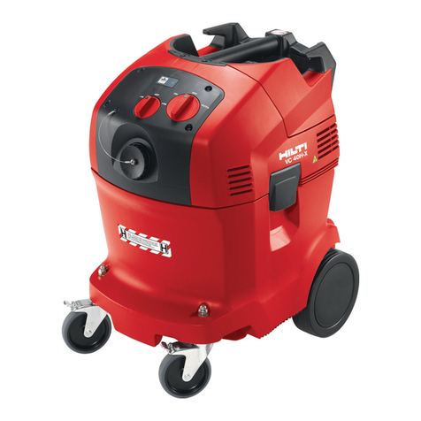 Hilti VC 40H-X User manual Hilti VC 40H-X User manual