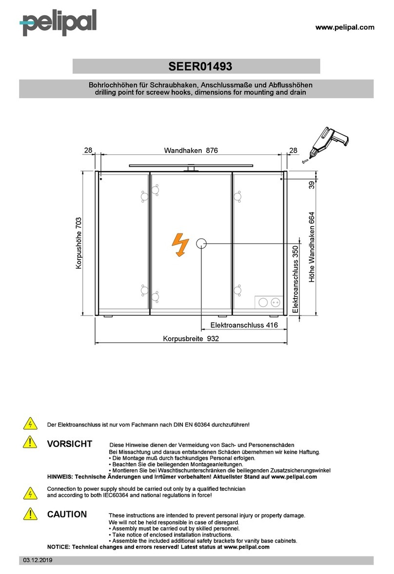 pelipal PCON SEER01493 User manual pelipal PCON SEER01493 User manual