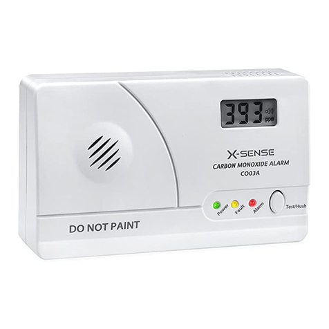 x-sense CO03A user manual