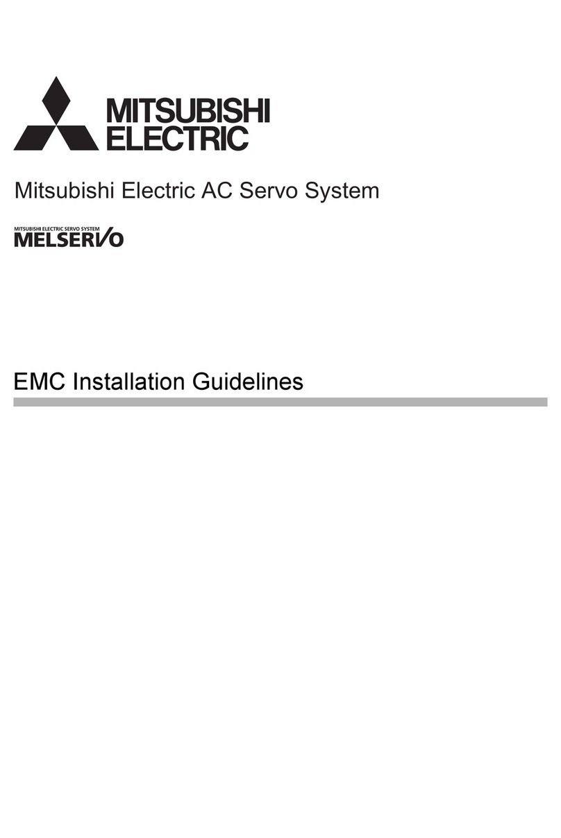 Mitsubishi Electric MELSERVO EMC Instruction sheet