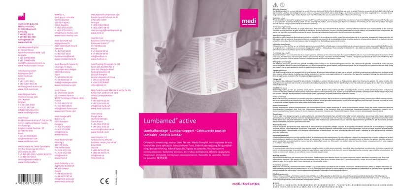 medi Lumbamed active Instructions for use