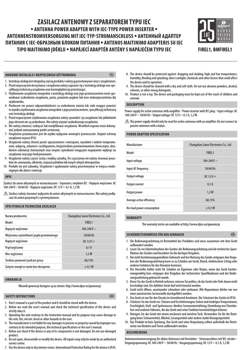 DPM FIREL1 manual