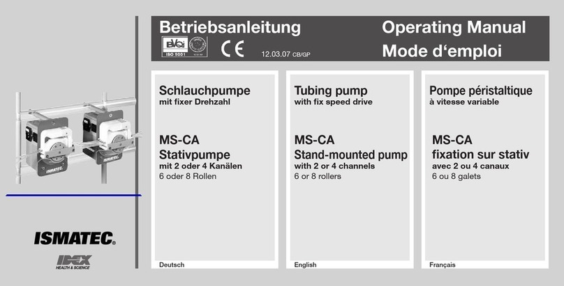 Dex ISMATEC MS-CA 2/620 operating manual