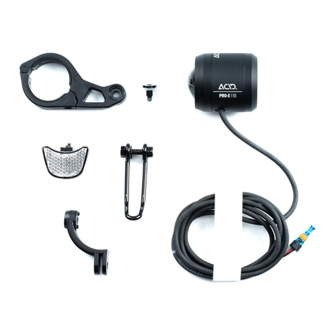 Cube ACID PRO-E 110 operating instructions