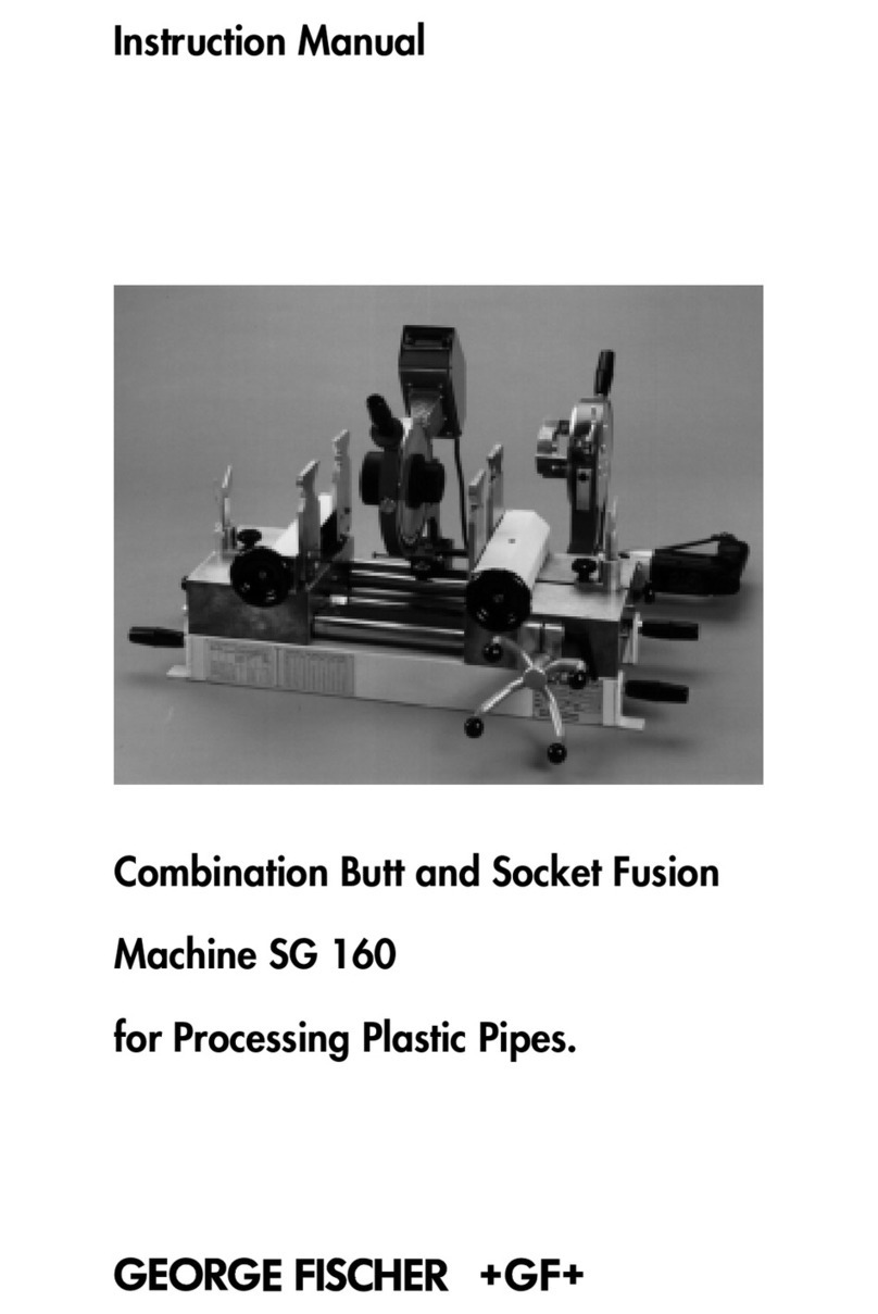 GEORGE FISCHER SG 160 instruction manual