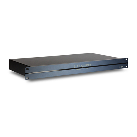 Bluesound Professional B400S Quick setup guide