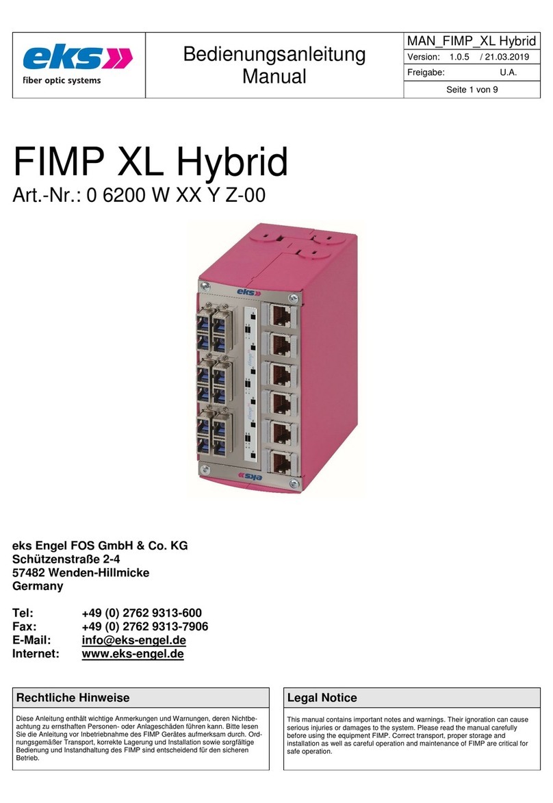 eks FIMP XL Hybrid User manual