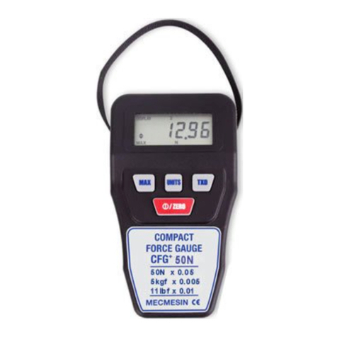 Mecmesin Compact Force Gauge User manual