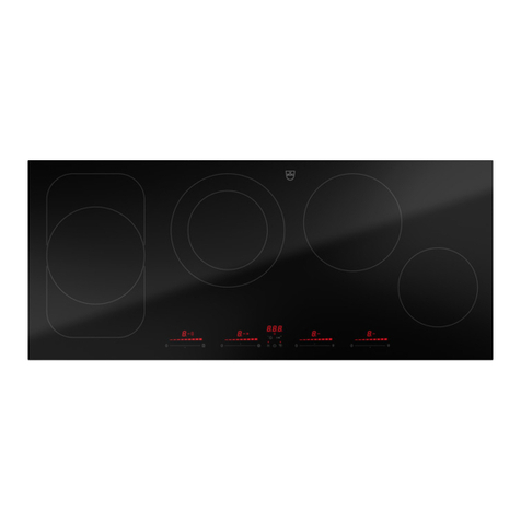 V-ZUG CookTop V6000 A804 User manual