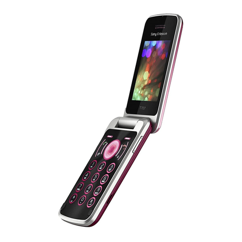 Sony Ericsson T707 User manual