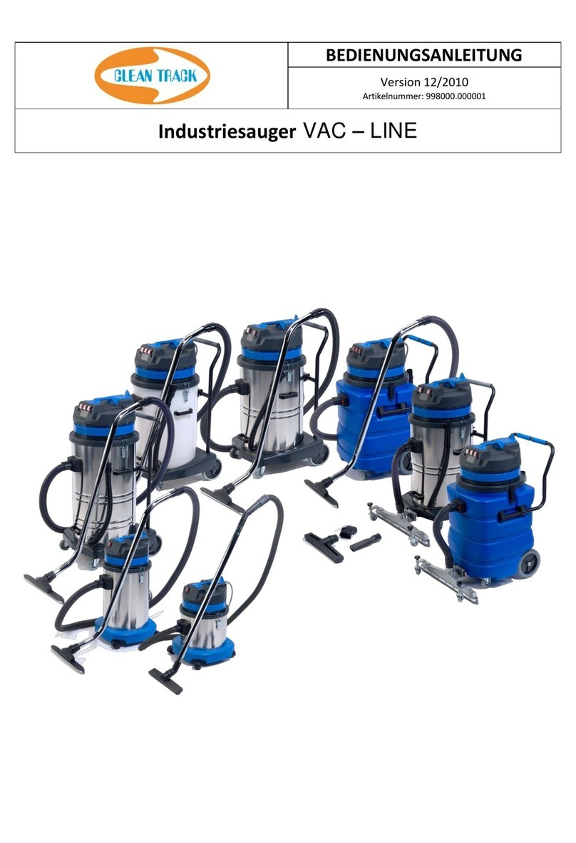 Clean Track VAC - LINE 10-1-PLBL instruction manual