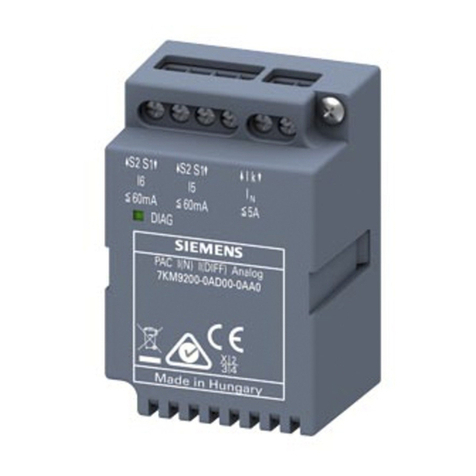 Siemens SENTRON User manual