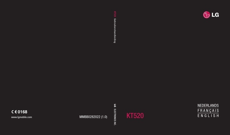 LG KT520 User manual