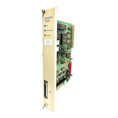 Siemens SIMATIC TI525 Hardware and installation manual