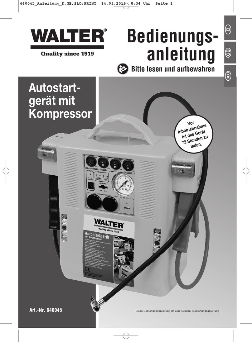 Walter NFQ2020A operating manual