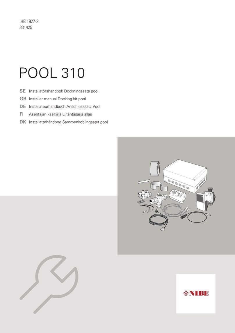 Nibe POOL 310 Installer manual